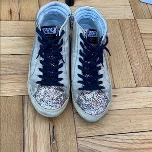 Glitter high top Golden Goose sneakers